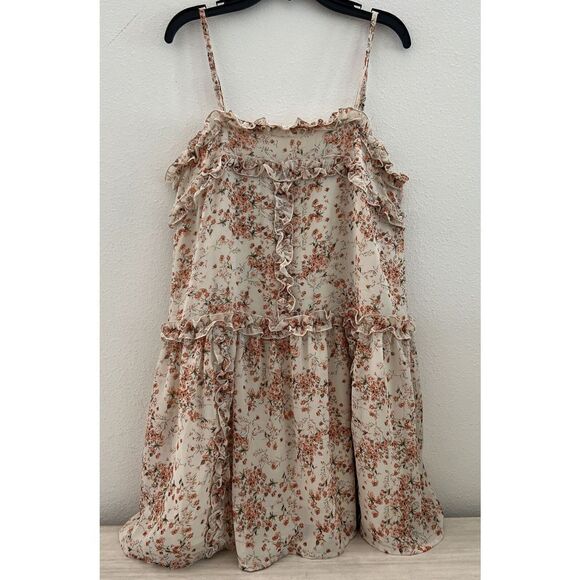 Nasty Gal Micro Frill Mini Trapeze Dress Sz 2 Small New With Tags $138 - Picture 4 of 16